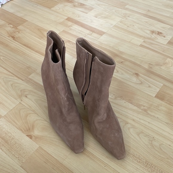 Sam Edelman Samantha Suede Leather Bootie - Picture 3 of 3